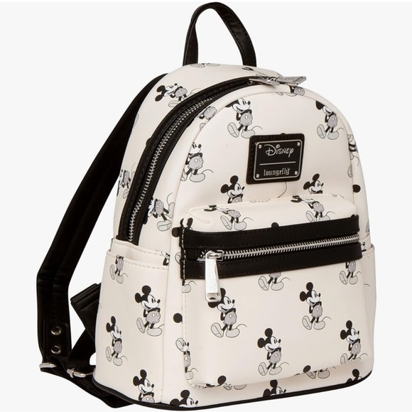 ❗️FINAL❗️ DISNEY Mickey Mouse Faces Mini Backpack by LOUNGEFLY 🔴🔴 - Picture 1 of 10